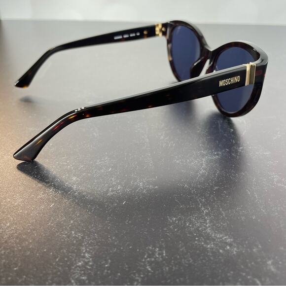 Moschino MOS065/S 0086 KU Cat Eye Sunglasses Women’s Sz 55-19-140